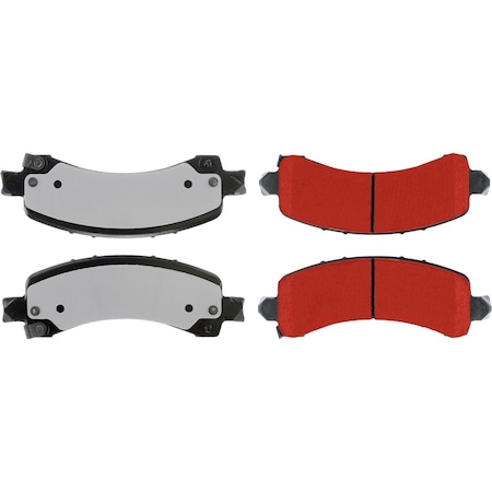 Centric Parts Pq Pro Disc Brake Pads, 500.09741 500.09741